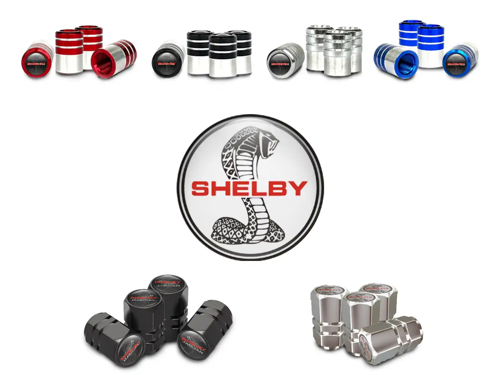 Shelby Caps Valve Pneus Moto Premium